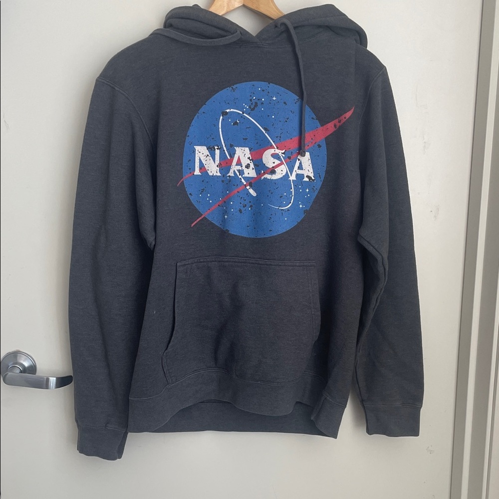 NASA Gray Hoodie for Women